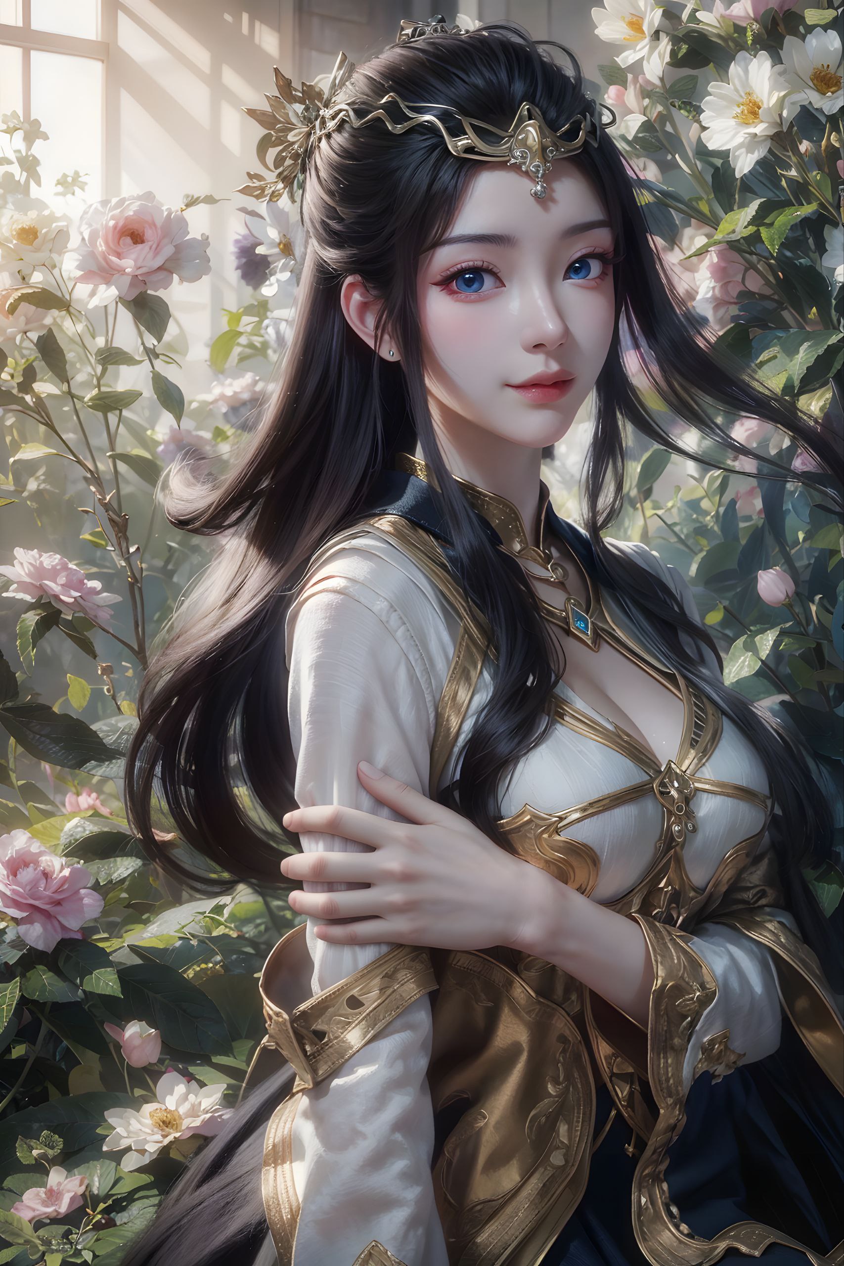 她作为一名