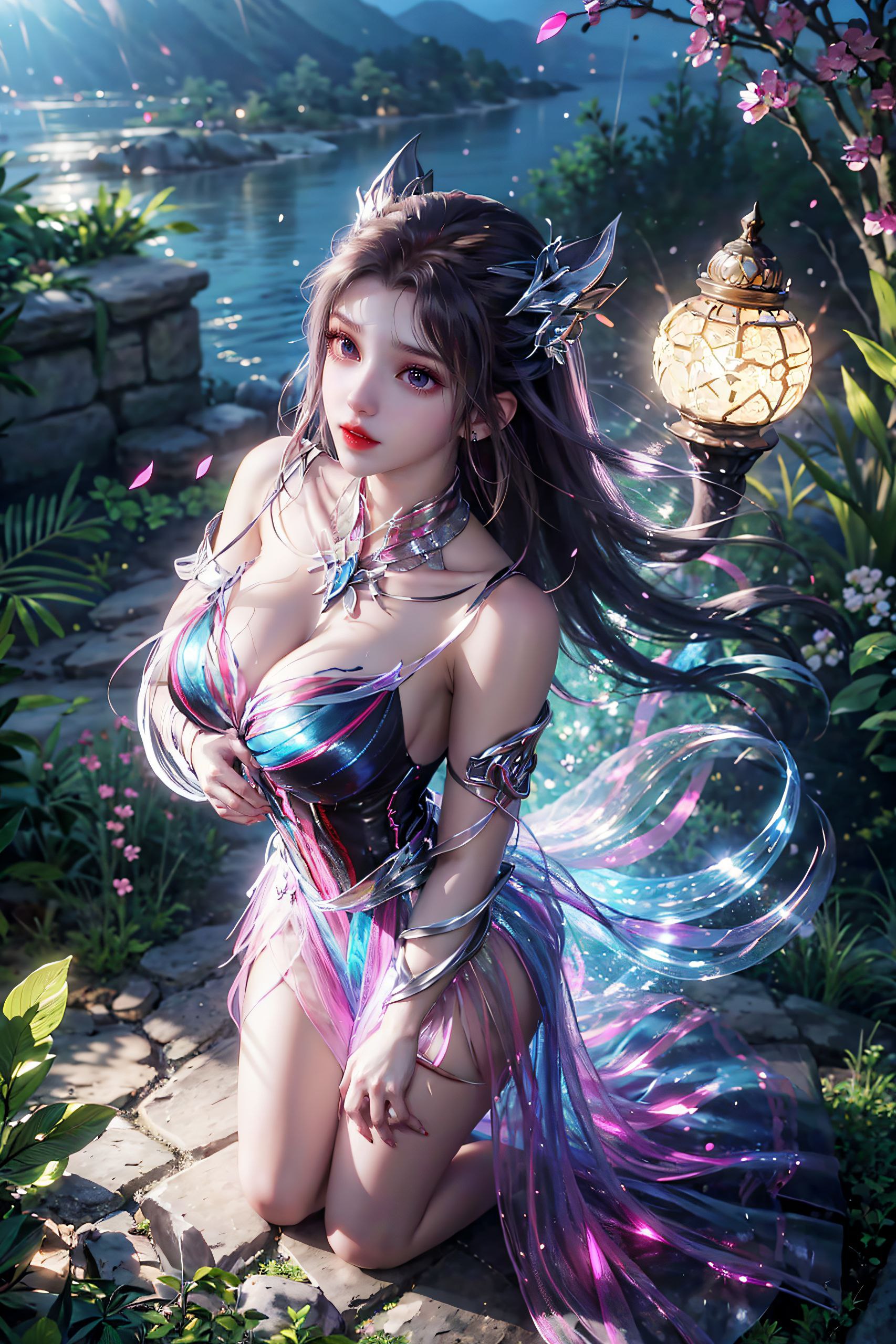 都透露出她